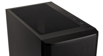 Top Magnetic Dust Filter of a NOVA MESH SE TG black case is on display